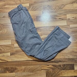 Duluth Trading Co Flex Ballroom Khakis Gray 36x34